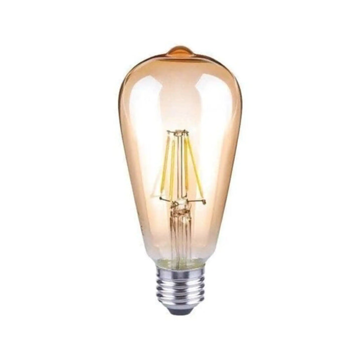 Lampadina LED Edison E27 ST64 4W ambra