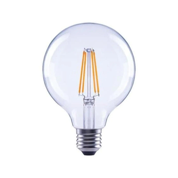 Globe LED bulb 4 filaments G95 clear