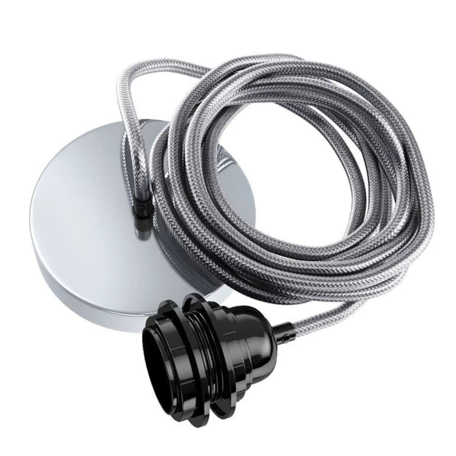 Suspension métal 3 mètres 1 ampoule HANG HOOPZI