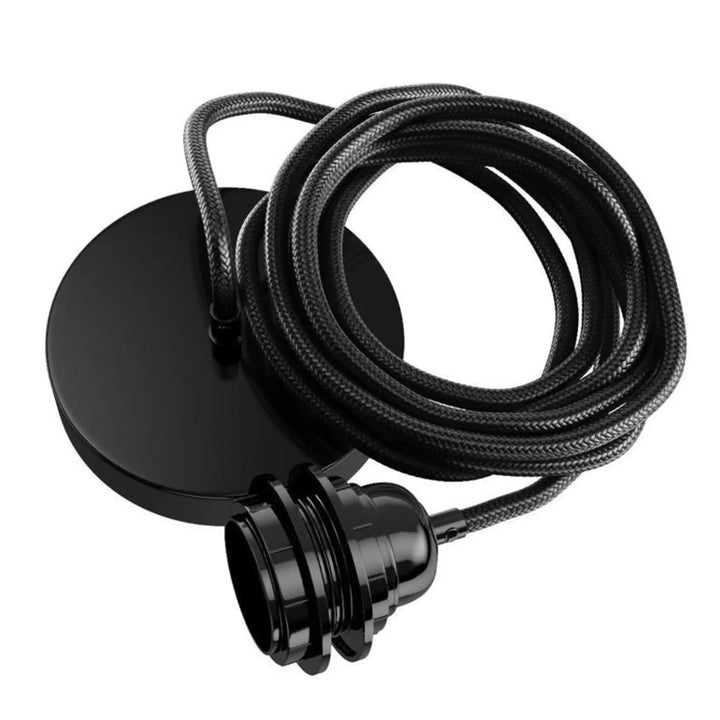 Sospensione per Illuminazione Hang 1 in Materiale Naturale Intrecciato