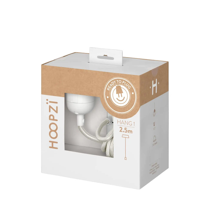 Pendelleuchte HANG 1 aus Leinen