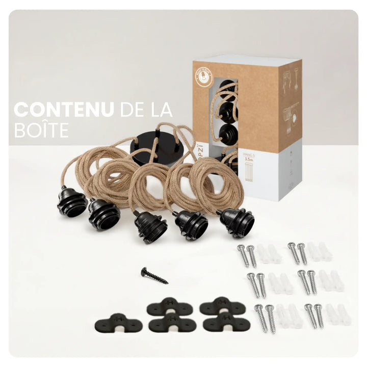 Suspension 5 ampoules HANG contenu de la boite Hoopzi
