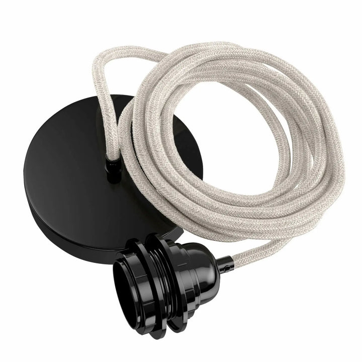 Hang 1 linen pendant light