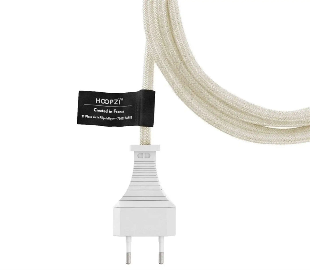 Câble luminaire Bala 4,5 m – Lampe baladeuse design en lin tissé