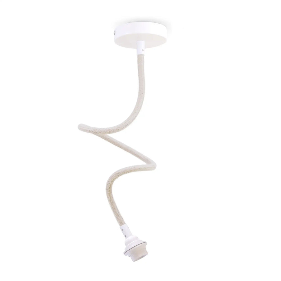 Suspension modulable TWIST lin blanc 1 ampoule