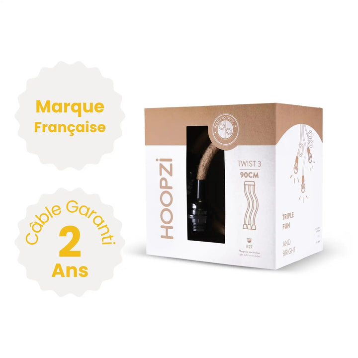 Suspension TWIST boite sans plastique HOOPZI