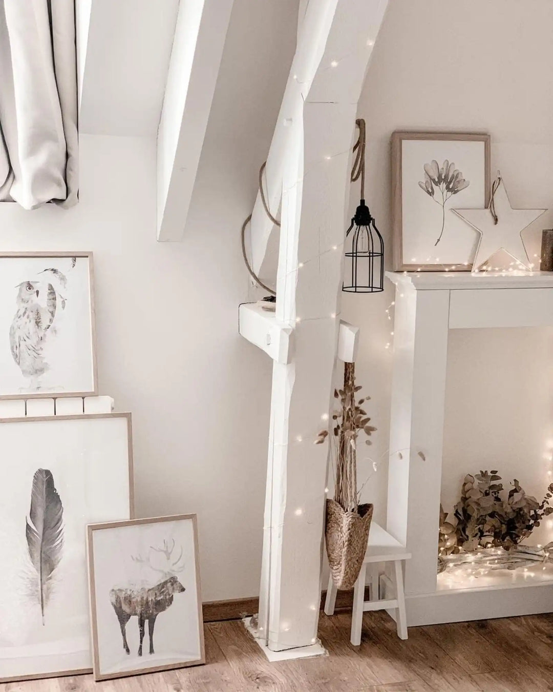 Kabelset Leuchte BALA + Industrieller Lampenschirm CAGE